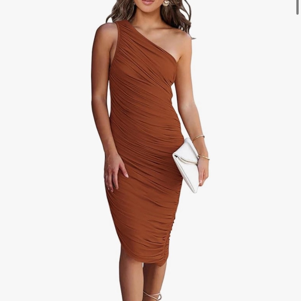 Caramel colored dress